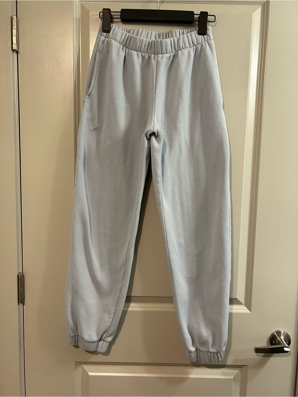 Brandy Melville Light Blue Cozy Fleece Sweatpants